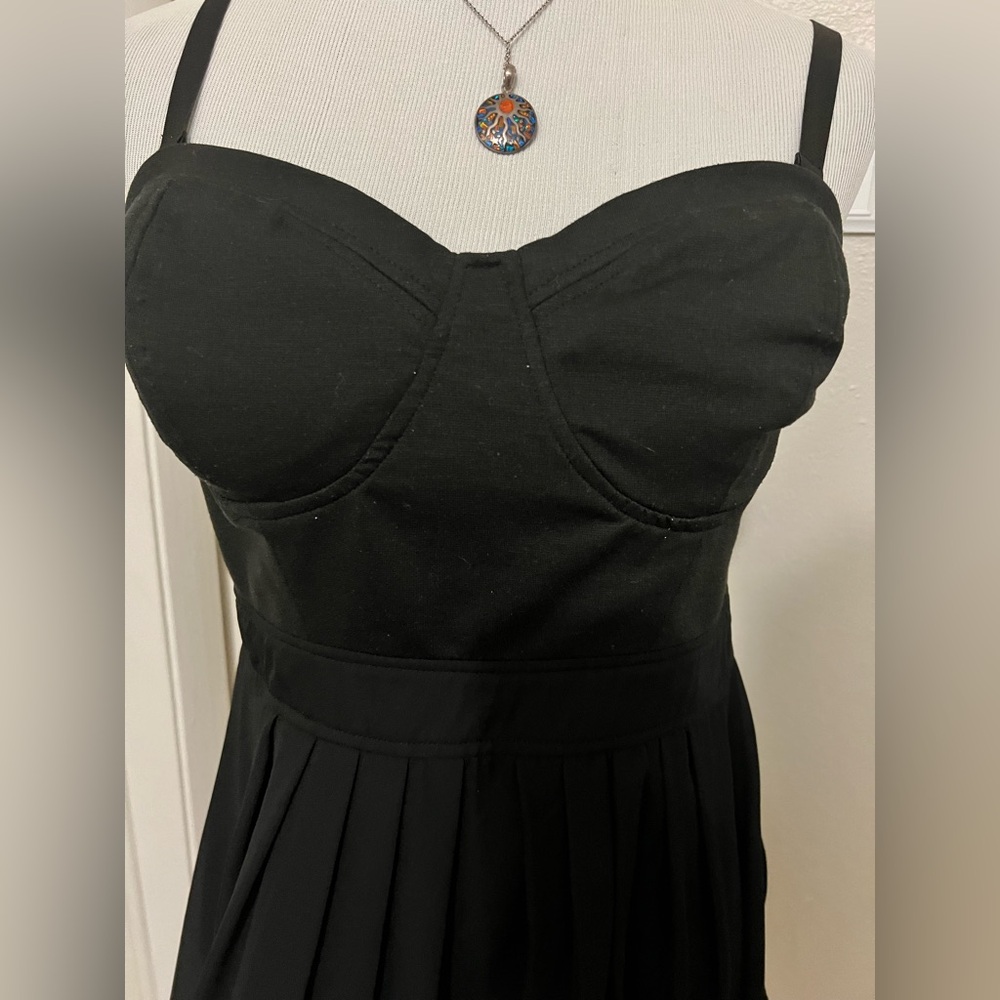 Black Kardashian Kollection Sweetheart Mini Dress
Necklace is not available
